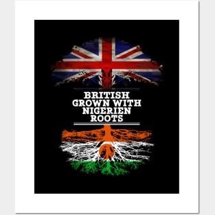 British Grown With Nigerien Roots - Gift for Nigerien With Roots From Niger Posters and Art